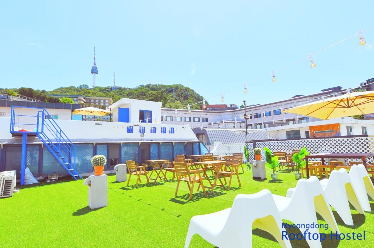 Oyo Rooftop Hostel ソウル特別市 エクステリア 写真