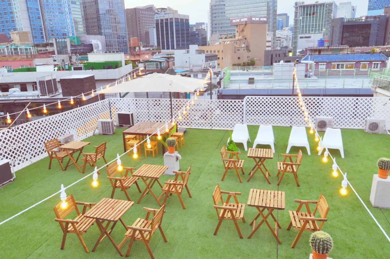 Oyo Rooftop Hostel ソウル特別市 エクステリア 写真