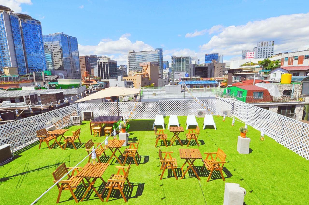 Oyo Rooftop Hostel ソウル特別市 エクステリア 写真